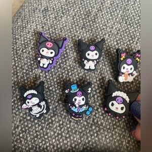 Kuromi Croc charms (6ct)